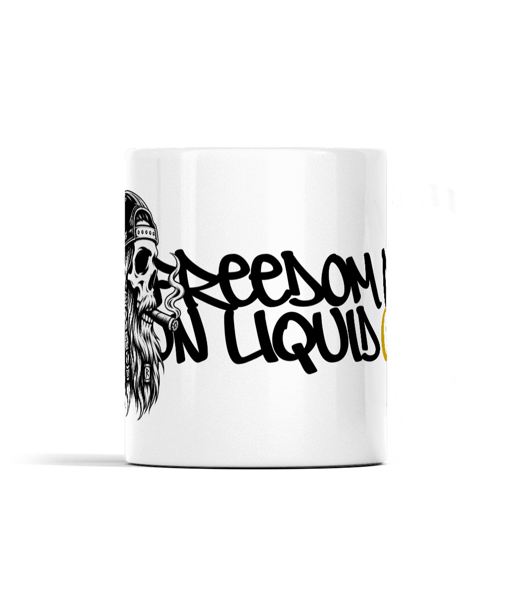WRC "Freedom Runs On Liquid Gold" Mug