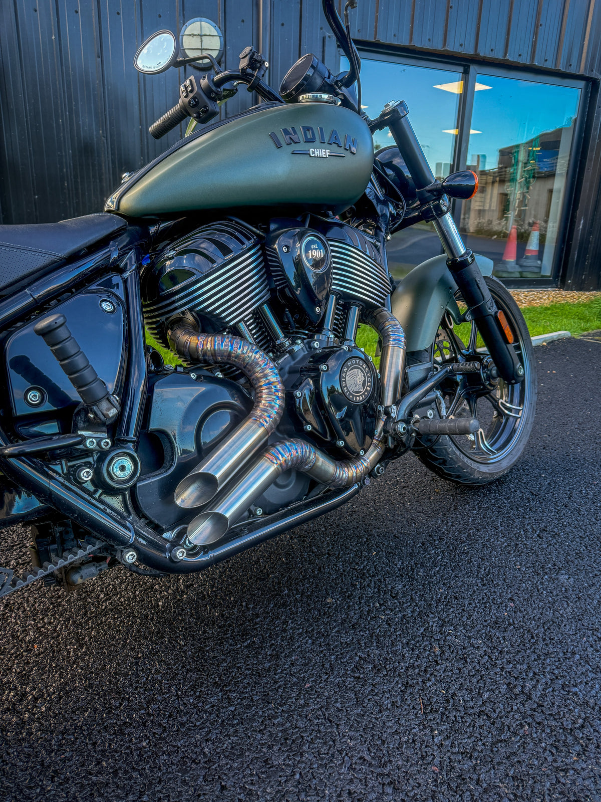 Indian Chief Pie-Cut Exhaust