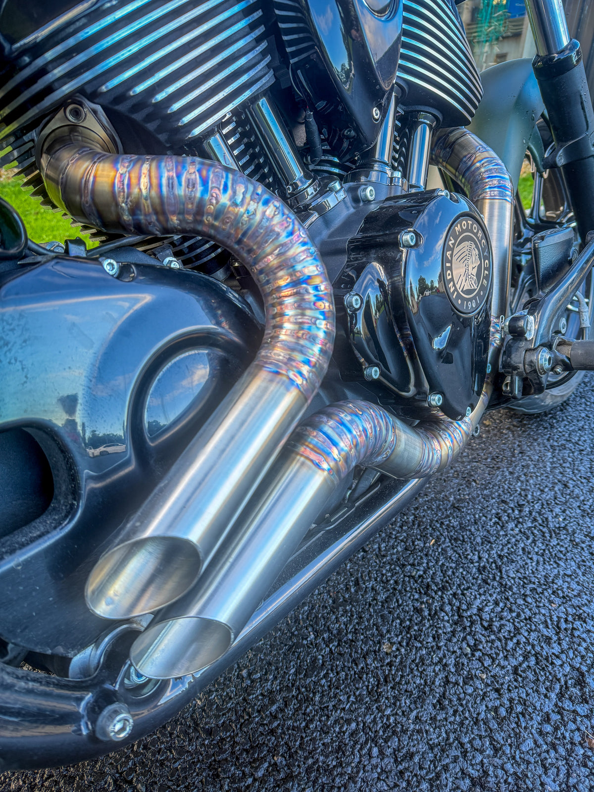 Indian Chief Pie-Cut Exhaust